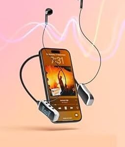 Bluetooth Headset with Digital Display & IPX4 Protection