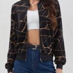 Ladies Lining Jacket Elegant Design Smooth Comfort Easy Wear Durable Stitching Lightweight (Only Jacket)