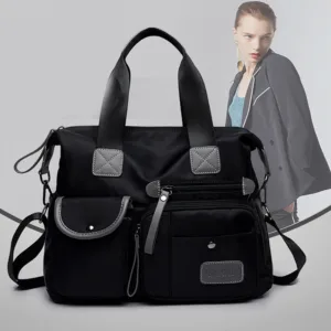 Splitter Handbag for Girls/Women Soft Large Capacity One-shoulder Shopping Bag