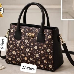 Women’s Shoulder Bag With Vibrant Floral Print And Practical Detachable Shoulder Strap