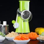 Manual Vegetable Drum cutter Slicer Multifunctional Round Slicer Kitchen Gadget (random color)
