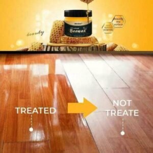100% Natural Beewax 100% Natural Beewax - Premium Wood Seasoning & Furniture Polish for Restoration and Protection - 120g Jar