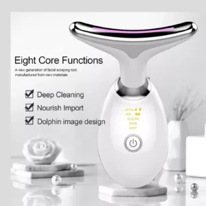 ES-1081 Massager Intense Pulsed Light Wrinkles Reducing Instrument - ESX - Anti Ageing & Reduces Puffiness | Face Massager For Fine Line & Wrinkles - Random Color